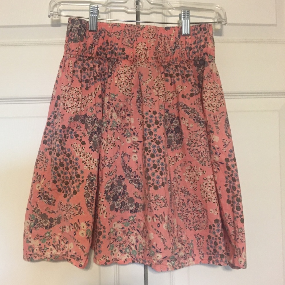 Floral Pink H&M Skirt